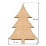  Art board Pine tree 25,5х35 cm - 0