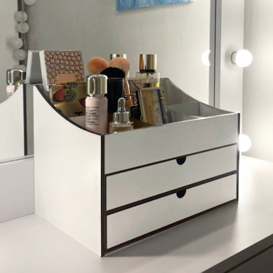 Настольный органайзер для кисточек, канцелярии, принадлежностей для рисования, #375 MDF  - 2 Настольный органайзер для кисточек, канцелярии, принадлежностей для рисования, #375 MDF  - 2