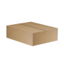 Cardboard box for packaging, 10 pcs set, 5 layers, brown, 510 х 425 х 70 mm - 1
