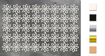 Chipboards set Daisies #542