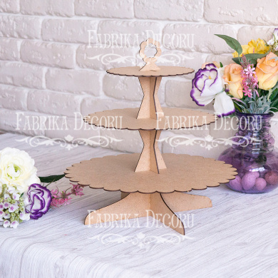 Подставка для сладостей "Ажурная" #087, MDF - 2