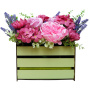 Blumenarrangement  „Sommergarten“, 250 x 250 x 260 mm