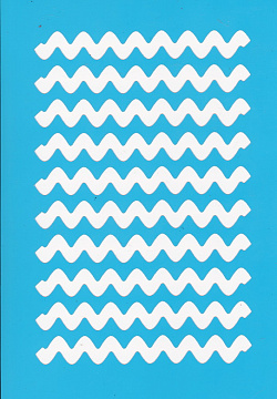 Stencil for crafts 15x20cm "Waves" #089