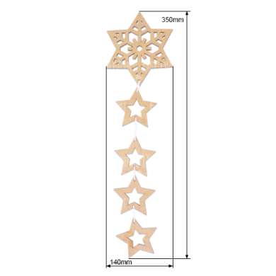 Blank for decoration "Christmas pendant" #181 - 2