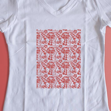 Stencil for crafts 15x20cm "Flower background" #250 - 2 Stencil for crafts 15x20cm "Flower background" #250 - 2