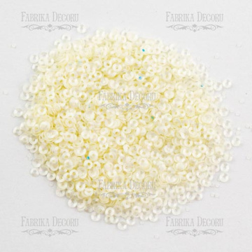 Sequins Round cups, ivory, #321 - 2