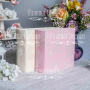 Blank album with a soft fabric cover Wedding Pink 20cm х 20cm - 1