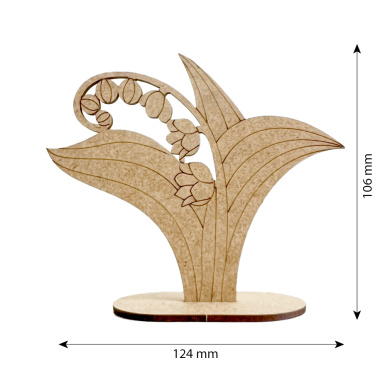 figurine for painting and decorating #537 "lily of the valley" - 2 figurine for painting and decorating #537 "lily of the valley" - 2