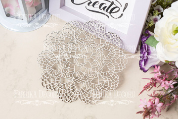 Набор чипбордов "Ажурная салфетка" color_Milk - 2  Набор чипбордов "Ажурная салфетка" color_Milk - 2