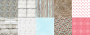 Doppelseitig Scrapbooking Papiere Satz Weihnachtsmärchen, 30,5 x 30,5 cm, 10 Blatt