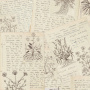 Doppelseitiges Scrapbooking-Papier-Set Summer Botanical Diary, 20 cm x 20 cm, 10 Blätter