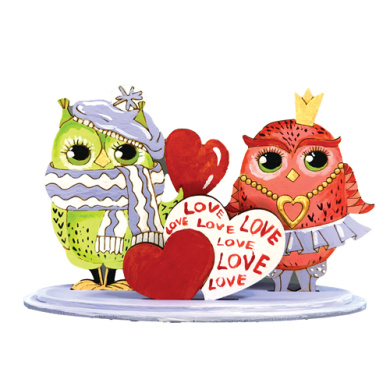 diy wooden coloring set, desk composition "carl and clara", #041 - 2