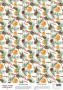 Deco vellum colored sheet Citrus spices, A3 (11,7" х 16,5")