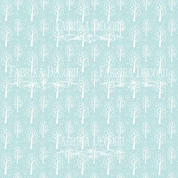 Sheet of double-sided paper for scrapbooking "Scandi Baby Boy #30-01 12"x12"