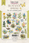 Set of die cuts Spring Botany, 58 pcs - 0