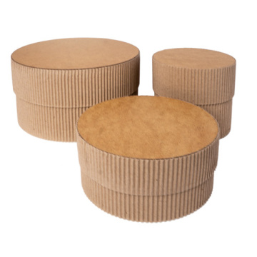 Set of gift boxes Kraft in Eco style, Circle-1, #10 - 2