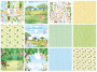 Double-sided scrapbooking paper set Safari for kids 8"x8", 10 sheets - 0
