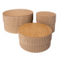 Set of gift boxes Kraft in Eco style, Circle-1, #10 - 0