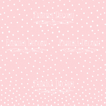 Sheet of double-sided paper for scrapbooking Little elephant #23-03 12"x12"
