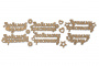 чипборд-надписи 10х15 см #262 