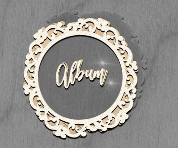 Mega shaker dimension set, 15cm x 15cm, Figured frame Album - 2