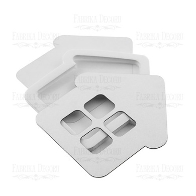 Заготовка для шейкера "House" 9,7х9,3 color_Milk - 2