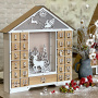 Advent calendar "Fairy house with figurines", for 25 days with volume numbers, LED light, DIY kit - 0