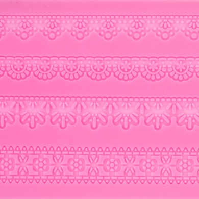 силиконовый коврик, цветочные бордюры мини #11 - 2