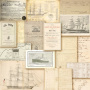 Doppelseitig Scrapbooking Papiere Satz Erinnerungen an das Meer, 30.5 cm x 30.5cm, 10 Blätter