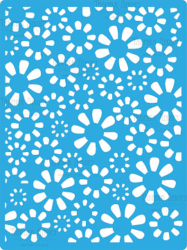 Stencil for crafts 15x20cm "Lace" #129