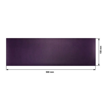 Piece of PU leather Violet, size 50cm x 15cm - 2