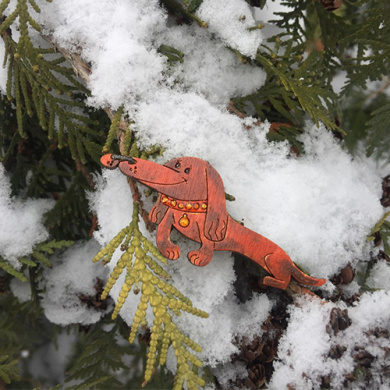 brooch blank for coloring, #029 - 2