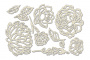 набор чипбордов цветы 1 10х15 см #033 