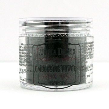 Puder do embossingu Czarna noc, 20ml