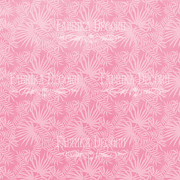 Sheet of double-sided paper for scrapbooking "Wild Tropics-2" 20,5х20,5