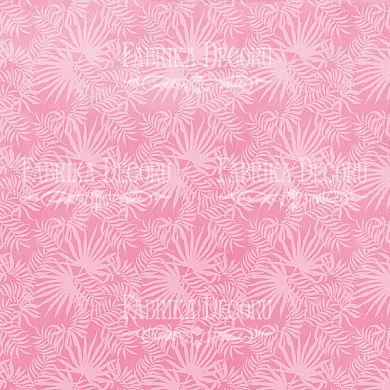 лист двусторонней бумаги для скрапбукинга "wild tropics-2" 20,5х20,5 см