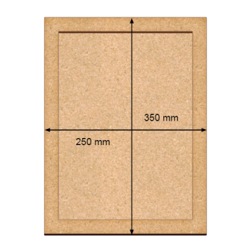 Art board Square, 25cm х 35cm - 2