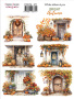 Set of stickers 6 pcs Bright Autumn #371