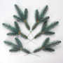 Set of artificial Christmas tree branches Azure Blue maxi 6 pcs Set of artificial Christmas tree branches Azure Blue maxi 6 pcs