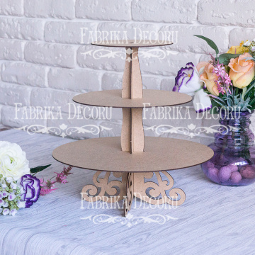 Подставка для сладостей "Круглая" #088, MDF - 2
