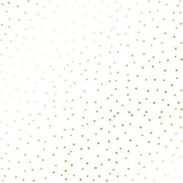 Arkusz papieru jednostronnego wytłaczanego złotą folią, wzór "Złote Krople white", 30,5x30,5cm 