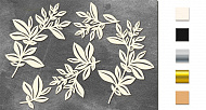 Набор чипбордов Summer botanical diary 10х15 см #697 color_Silver 
