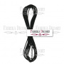 Elastic round cord, color Black