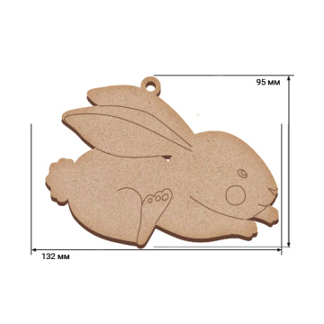 Blank for decoration, Bunny jumps, #513 - 2