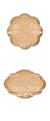 set of mdf ornaments for decoration #116