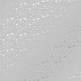 Лист односторонней бумаги с серебряным тиснением, дизайн Silver stars Gray, 30,5см х 30,5см