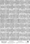 Деко веллум (лист кальки с рисунком) Газетные объявления, А3 (29,7см х 42см)