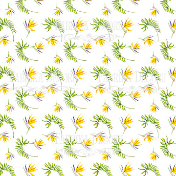 Sheet of double-sided paper for scrapbooking "Wild Tropics-3" 20,5х20,5