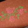 Stencil reusable, 15 cm x 20 cm Rose border, #425 - 1