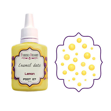 Liquid enamel dots Lemon 30 ml